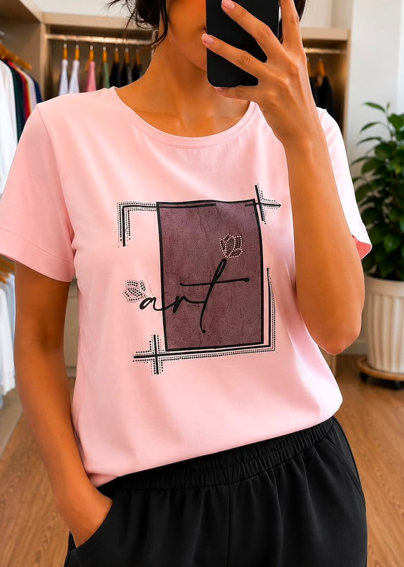 تیشرت ترک طرح گرافیکی Art